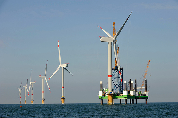 offshore wind turbines